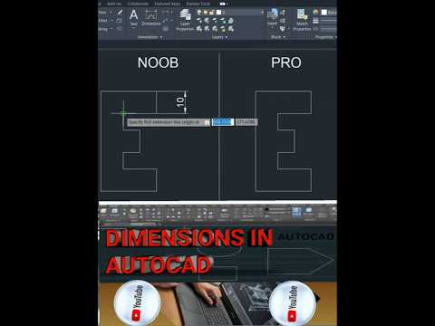 Autocad Quick tips for the efficient dimensioning and Short commands for bigginers: