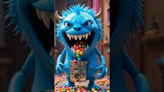 👁️ Pixar-Style Monsters 👹 Part -1 😳#PixarStyle #CuteCyclops #FunnyShorts #3DAnimation #YouTubeShorts