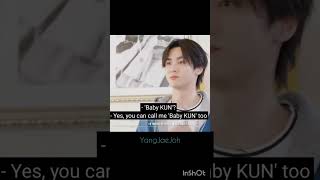 Kun lying about his age and Xiaojun being confused lol😂#kpop #wayv #nct #kun #xiaojun #yangyang #ten