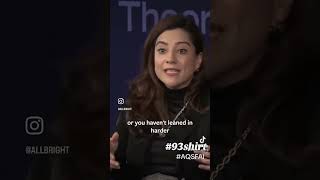 The Broken System: Reshma Saujani on Income Inequality & Supporting Working Moms #93shirt #AQSFAI