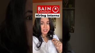 Bain & Company Internship 2025🚀 HR intern jobs  for Students|Fresher jobs hiring #jobs jobs in India
