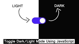Toggle between Dark/Light mode || CSS and JS #shorts