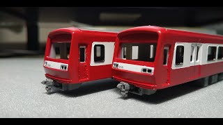 ｸﾞﾘｰﾝﾏｯｸｽ京急2000形キット製作動画　１８（Nゲージ鉄道模型）