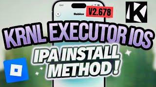 🔥 KRNL Executor Mobile NEW UPDATE V2.678 for Roblox on iOS | Best Roblox Executor on iPhone & iPad