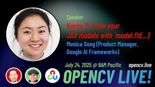 Keras 3: Train your JAX models with `model.fit(...)` - OpenCV Live 178