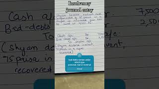 Journal Entry in Accounting #accounting #journalentriesaccounting #cbseclass11 #class11accounts