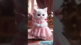 Cute kitty😍 #aicats #aivideoshorts #cute