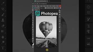Photopea turn image black and white #photopea #photopeatutorial #cgian