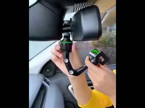 SpiderJuice® Adjustable Car Rearview Mirror Bracket Mount Mobile Holder