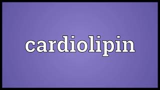 Cardiolipin Meaning