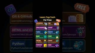 FREE TECH TO LEARN #github #sql #reactjs #linux #node #docker #javascript #api #css #html #github
