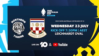 Northern Tigers v Sydney United | HahnAustralia Cup 2025 Round of 32