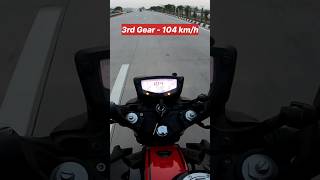 TVS Apache RTR 200 4V Gear Challenge 🔥 #shorts #rtr2004v