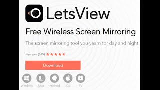 Lets View Screen mirroring app wireless and FREE!