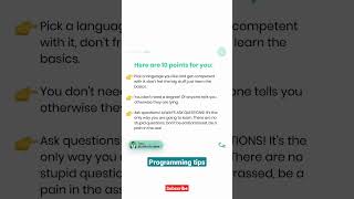 5 tips for programmer. #learning #shorts #viral #programming #tips
