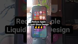 Reduce Apple Glass Design | off glass design in apple ios #iphonedev #appledev #macapps