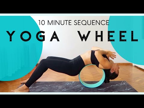 10 Minute Yoga Wheel Flow For Beginners | Bringmeyoga