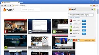 Hola Chrome Extension Getting Started