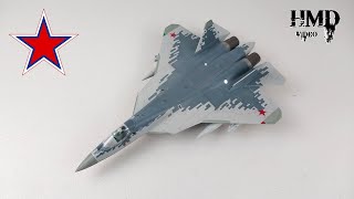 Sukhoi Su-57 Су-57 "Felon", Russian Air Force, Blue 01, Russia, WLTK 1:72 Diecast Model Review