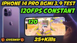 iPhone 14 Pro BGMI 3.9 Update Test 🔥 Constant 120 FPS | Best Gaming iPhone in 2025?
