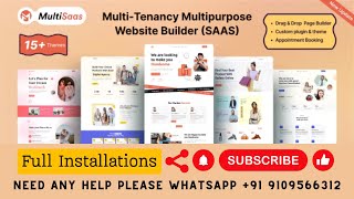 How To Install | MultiSaas - Multi-Tenancy Multipurpose Website Builder (Saas) | @aaravright