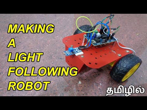 LIGHT FOLLOWING ROBOT | LDR Robot | ATL LAB Robot | non programmable robots