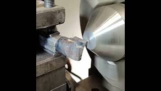 Custom Made Tool for Smooth Metal Cutting on Lathe Machine 🛠️⚙️💯 | Precision Engineering Hack!