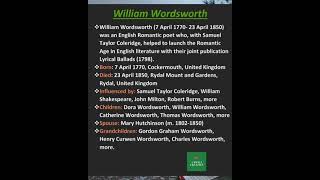 William wordsworth: An  Introduction