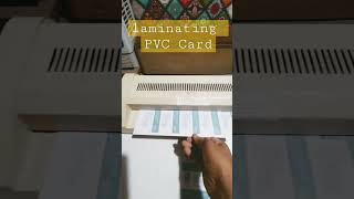 Liminating PVC Card, Hot Laminating Machine A4, Temperature 160°C,Power, Consumption 500W