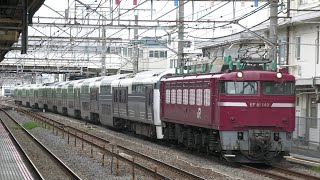 【青森入場 配給輸送】EF81-140+215系(NL-4編成)　大船駅＆西大井駅で撮影　2021年5月24日