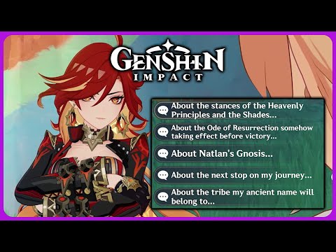 Mavuika answers questions - Genshin Impact 5.3