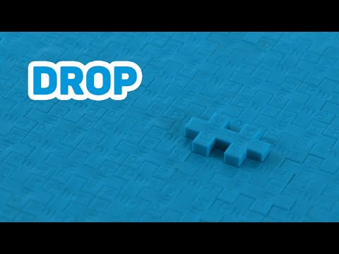 Plus Plus  - The Drop - Oddly Satisfying & Relaxing Video
