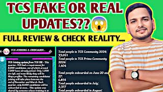 TCS Onboarding & Joining Fake Update All Doubts Cleared | TCS Details Rumors Spreading In All Groups