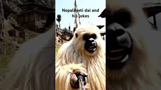 Nepali AI generated funny yeti