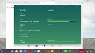 Acer C720 running Cloudready