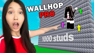 Trying INSANE Roblox WALLHOP Obby!