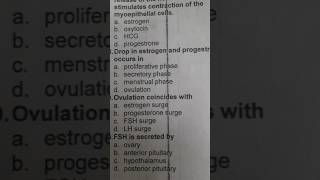 "Boost Your Med Prep with These Gynecology MCQs!" #themedicos