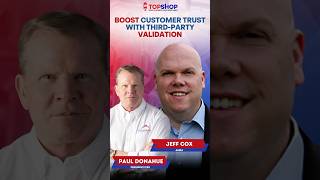 Booth customer trust with third-party validation