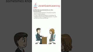 What is run time polymorphism #java #polymorphism #interview #freshers #shorts #java4quicklearning
