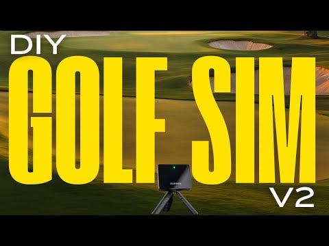 How to build my CHEAP DIY Golf Simulator - Update (V2)