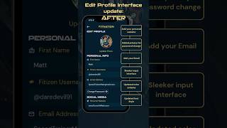 Enhanced edit profile: add sites, privacy, email, new look. #real_fit_nation #AppUpdate #newfeatures