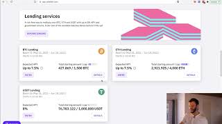 What is Cake DeFi and how does their BTC and ETH crypto lending service work?