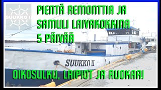 269. Perjantaita! Hitsaus-, sähkö-, teatteri- ja kokkihommia. Kevät lähestyy.