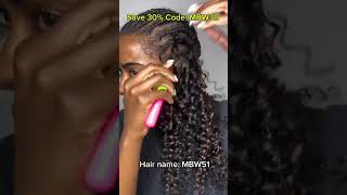 ✨Invisible Crochet Human Hair Braids w/ Highlight Color | Black Women Hairstyle #mybraidedwig