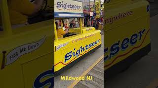Watch the tram car please #wildwoodnj #wildwood #tramcar #boardwalk