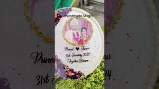 Resin varmala Preservation frame #floralgarlands #rosegarland #resinart #varmalapreservation