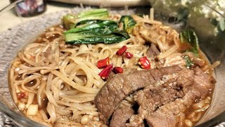 BEEF NOODLE MALA HOTPOT SOUP ~ MAMA MOON'S MAGIC MENU #32