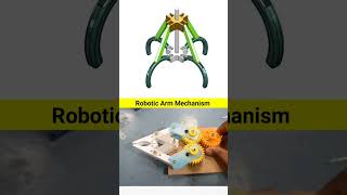 Robot Hand Gripper Mechanism 📌 #youtubeshorts #reels #machine #computereducation #reels #robot #3d