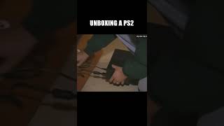 Unboxing a PS2 in 2000 | #ps2 #playstation #nostalgia #2000s #shorts
