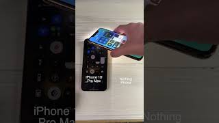Nothing Phone vs iPhone 16 Pro Max Brightness Test 🌞📱 #TechBattle #iPhone16 #NothingPhone